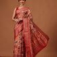 Soft Tusser Silk With Viscous Jacquard Border Patola Sarees