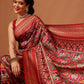 Soft Tusser Silk With Viscous Jacquard Border Patola Sarees