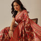 Soft Tusser Silk With Viscous Jacquard Border Patola Sarees