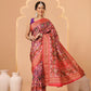 Soft Tusser Silk With Viscous Jacquard Border Patola Sarees