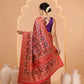 Soft Tusser Silk With Viscous Jacquard Border Patola Sarees