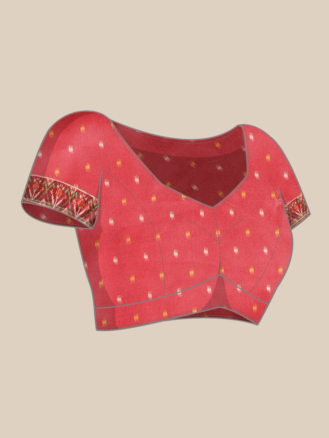Soft Tusser Silk With Viscous Jacquard Border Patola Sarees
