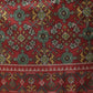 Multicolored Patola Twill Weave Saree for Women with Lagdi Patta Pallu and Tassel