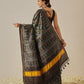 Multicolored Patola Twill Weave Saree for Women with Lagdi Patta Pallu and Tassel