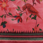 Paithani Saree Soft Twill Silk with Digital Print and Zari Work on Pallu & Border