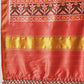 Double Ikkat Patola Printed Saree with Weaving Border & Pallu