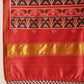 Double Ikkat Patola Printed Saree with Weaving Border & Pallu
