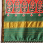 Double Ikkat Patola Printed Saree with Weaving Border & Pallu