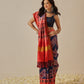 Double Ikkat Patola Printed Saree with Weaving Border & Pallu