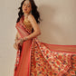Soft Tusser Silk With Viscous Jacquard Border Patola Sarees