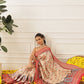 Women's Soft Tusser Silk Digital Printed Viscous Jacquard Border Patola Sarees