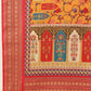 Women's Soft Tusser Silk Digital Printed Viscous Jacquard Border Patola Sarees