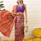 Women's Soft Tusser Silk Digital Printed Viscous Jacquard Border Patola Sarees