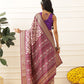 Women's Soft Tusser Silk Digital Printed Viscous Jacquard Border Patola Sarees