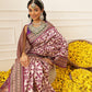 Women's Soft Tusser Silk Digital Printed Viscous Jacquard Border Patola Sarees