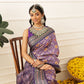 Women's Soft Tusser Silk Digital Printed Viscous Jacquard Border Patola Sarees