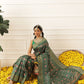 Women's Soft Tusser Silk Digital Printed Viscous Jacquard Border Patola Sarees