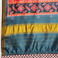 Digital Printed Kalamkari Patola Saree for Women with Lagdi Patta Pallu and Handmade Tassel