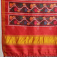 Digital Printed Kalamkari Patola Saree for Women with Lagdi Patta Pallu and Handmade Tassel