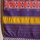 Digital Printed Kalamkari Patola Saree for Women with Lagdi Patta Pallu and Handmade Tassel