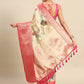 Floral Zari Art Silk Chanderi Digital Printed Saree