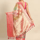 Floral Zari Art Silk Chanderi Digital Printed Saree