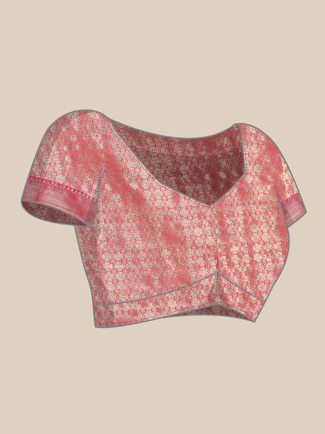 Floral Zari Art Silk Chanderi Digital Printed Saree