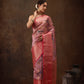 Floral Chanderi Kamlamkari Art Silk Saree
