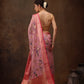 Floral Chanderi Kamlamkari Art Silk Saree