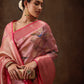 Floral Chanderi Kamlamkari Art Silk Saree