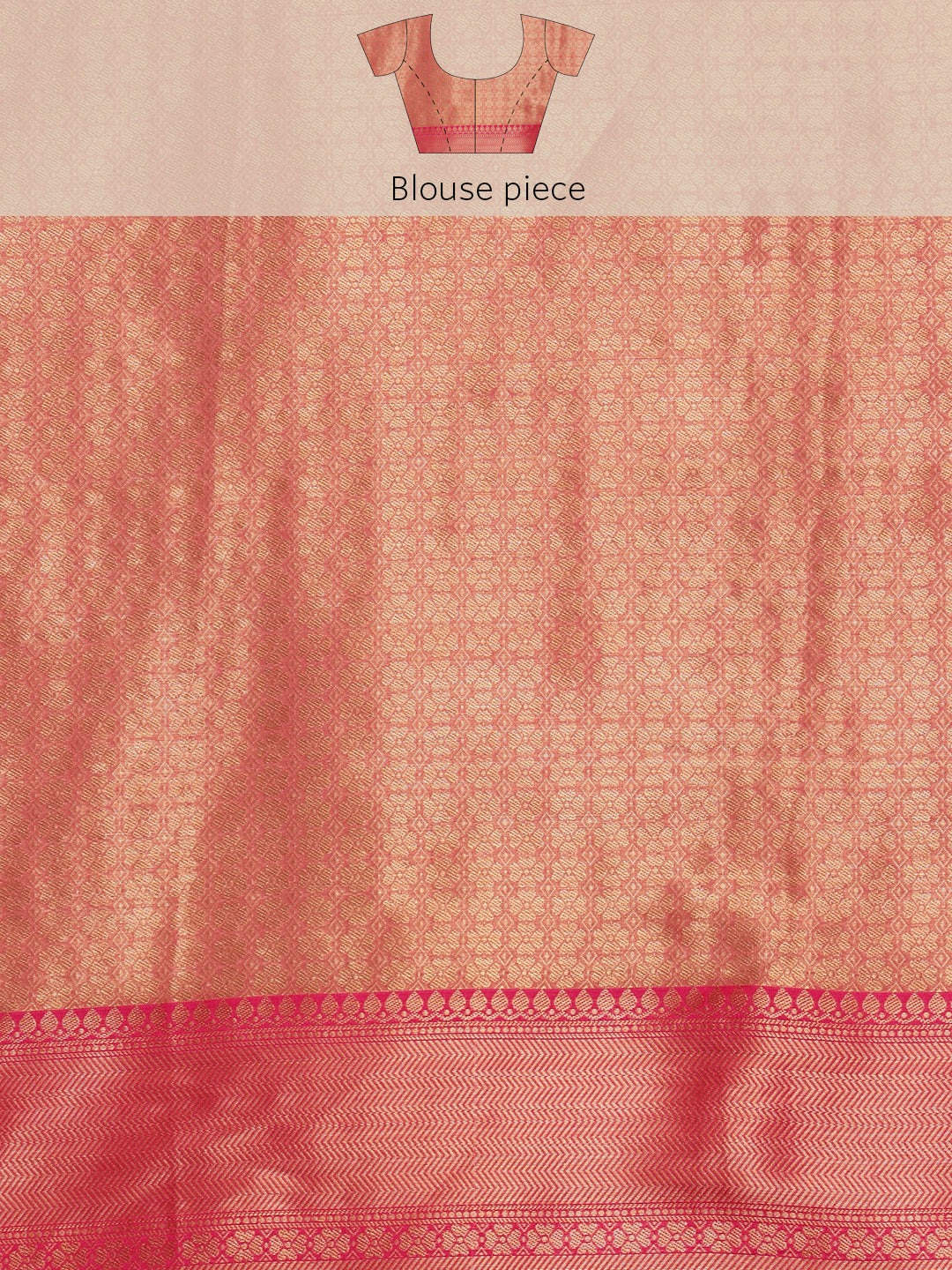 Floral Chanderi Kamlamkari Art Silk Saree