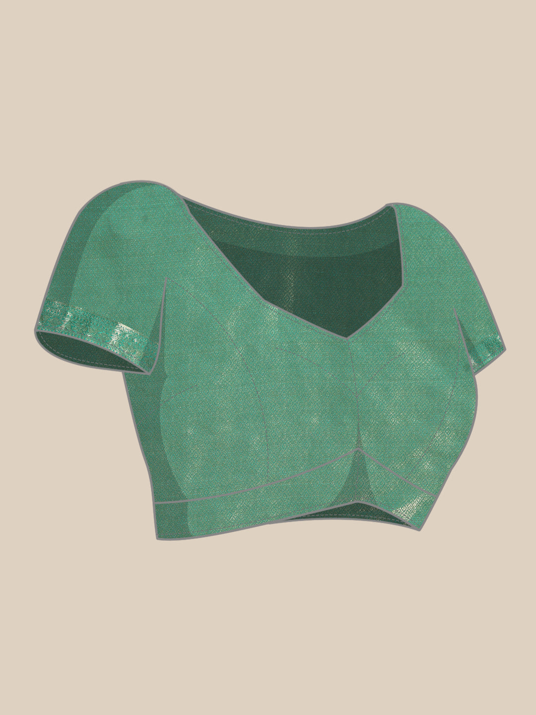 Kanjivaram Silk Floral Printed Zari Woven Saree With Tassels