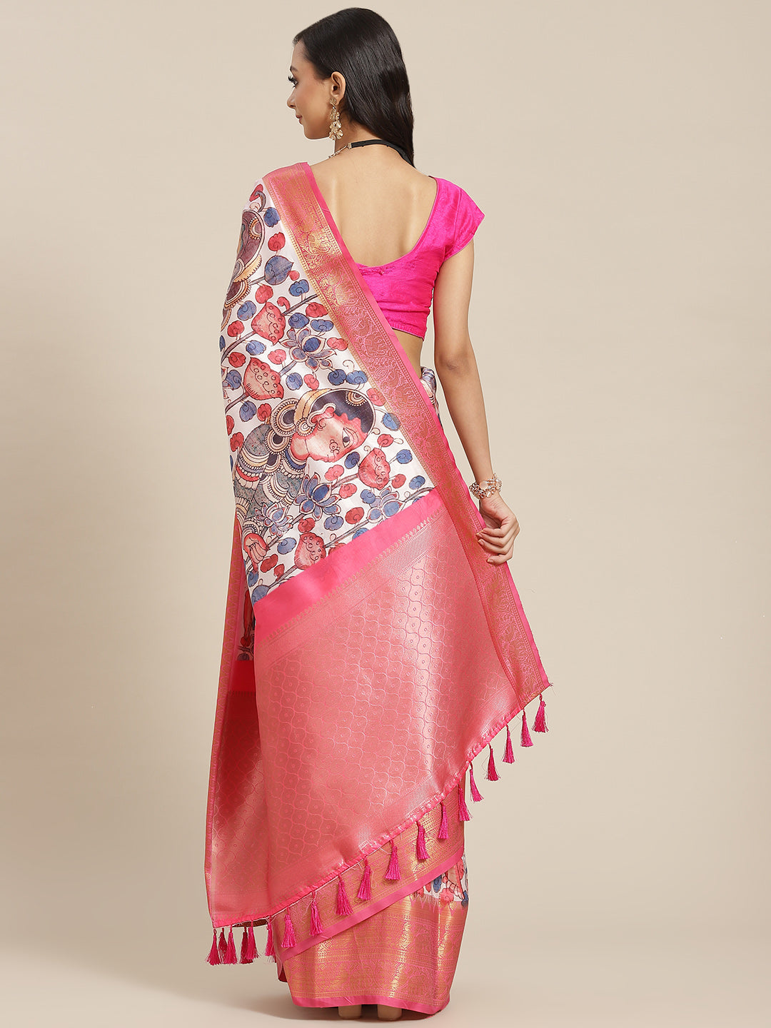 Women's Banarasi Art Silk Digital Print Saree