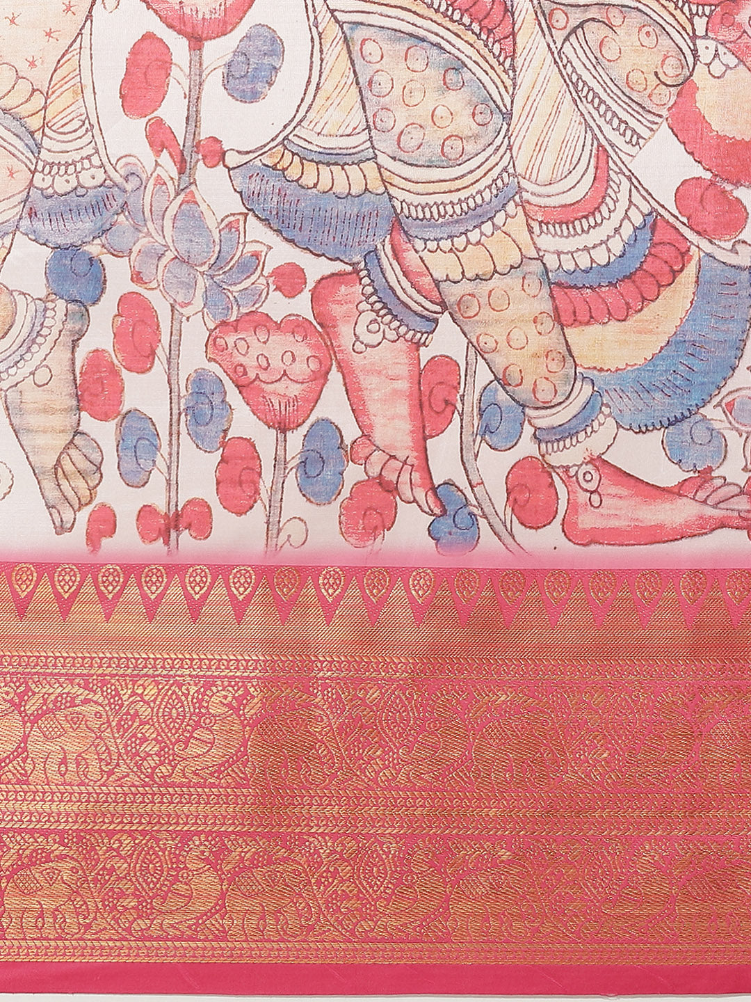Women's Banarasi Art Silk Digital Print Saree