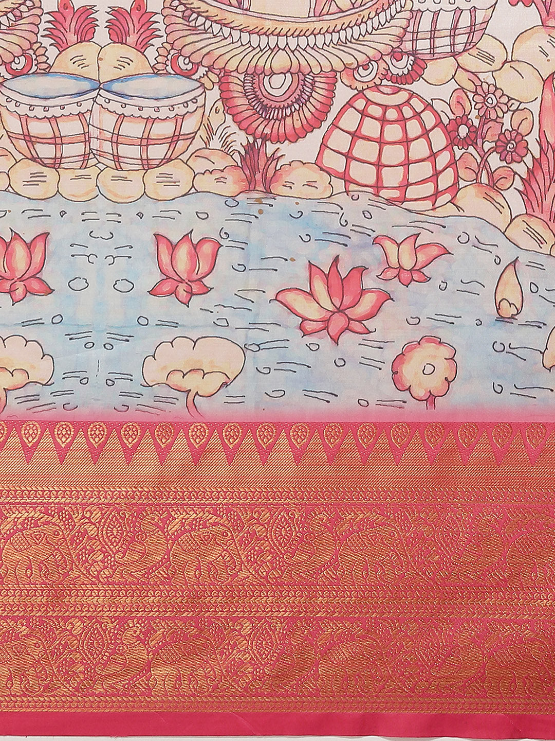 Women's Banarasi Art Silk Digital Print Saree