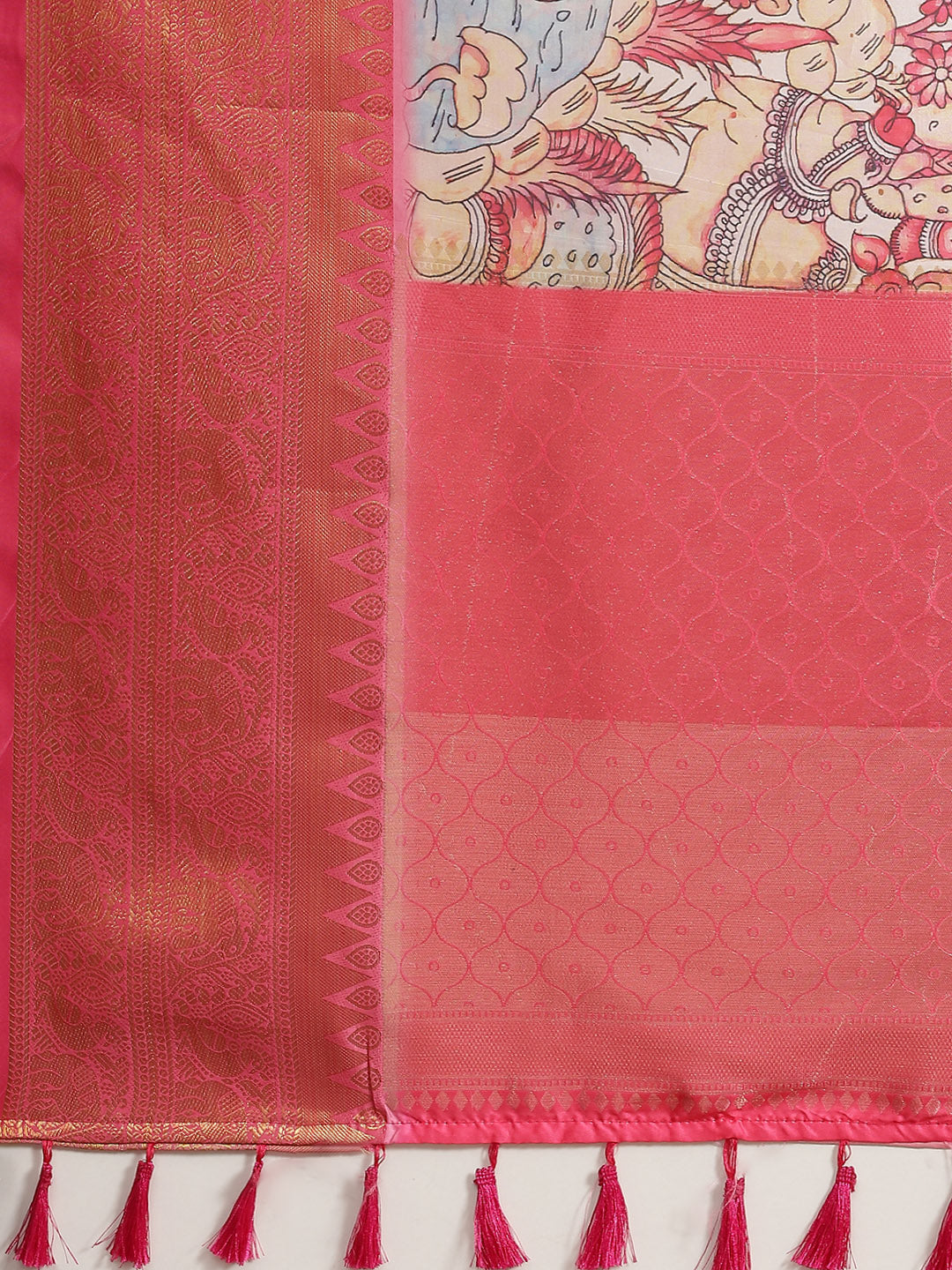 Women's Banarasi Art Silk Digital Print Saree