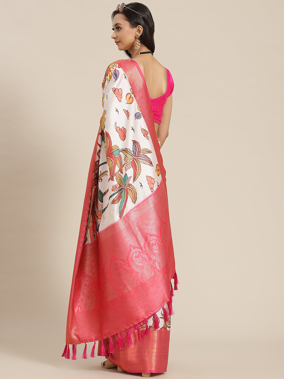 Banarasi Art Silk Digital Print Saree