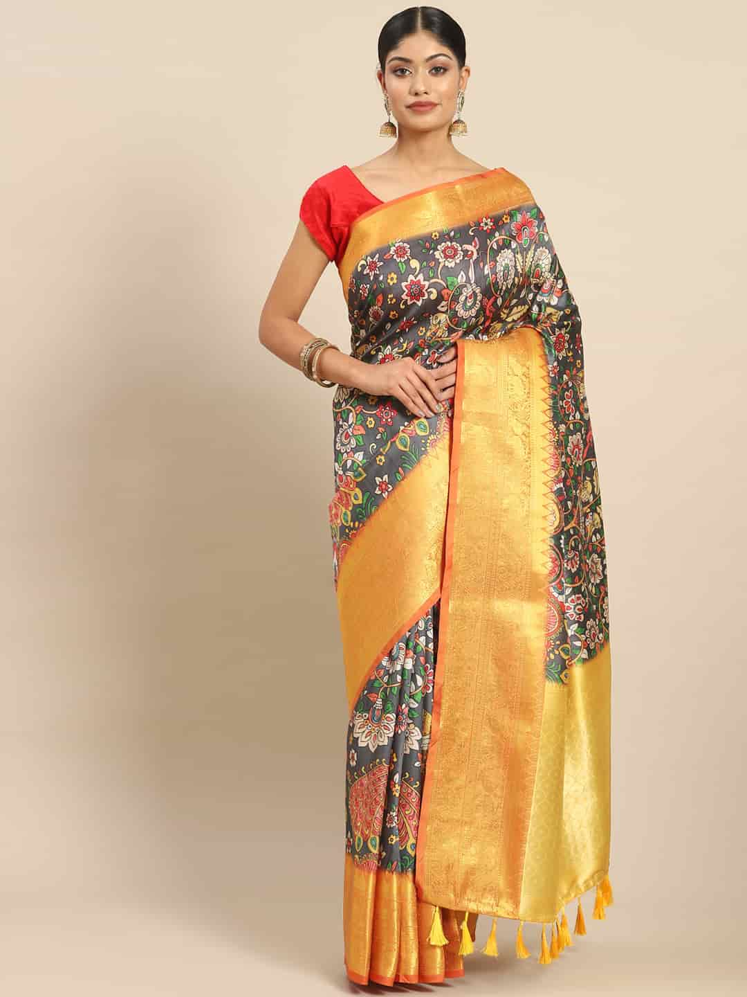 Banarasi Art Silk Digital Print Saree