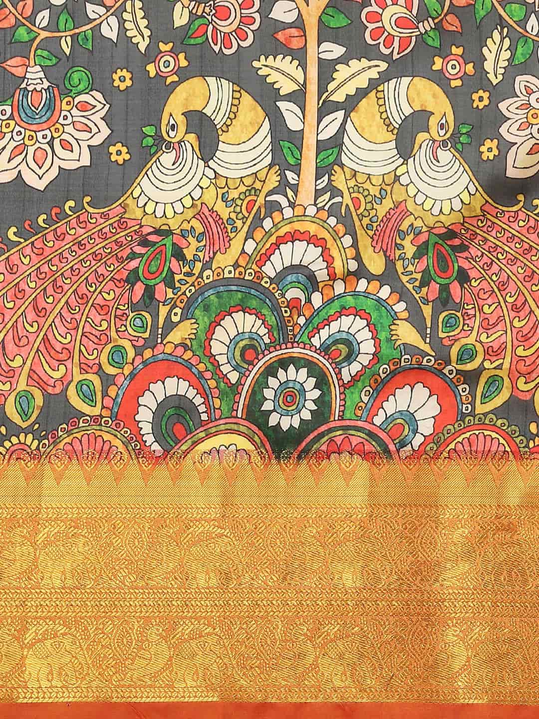 Banarasi Art Silk Digital Print Saree