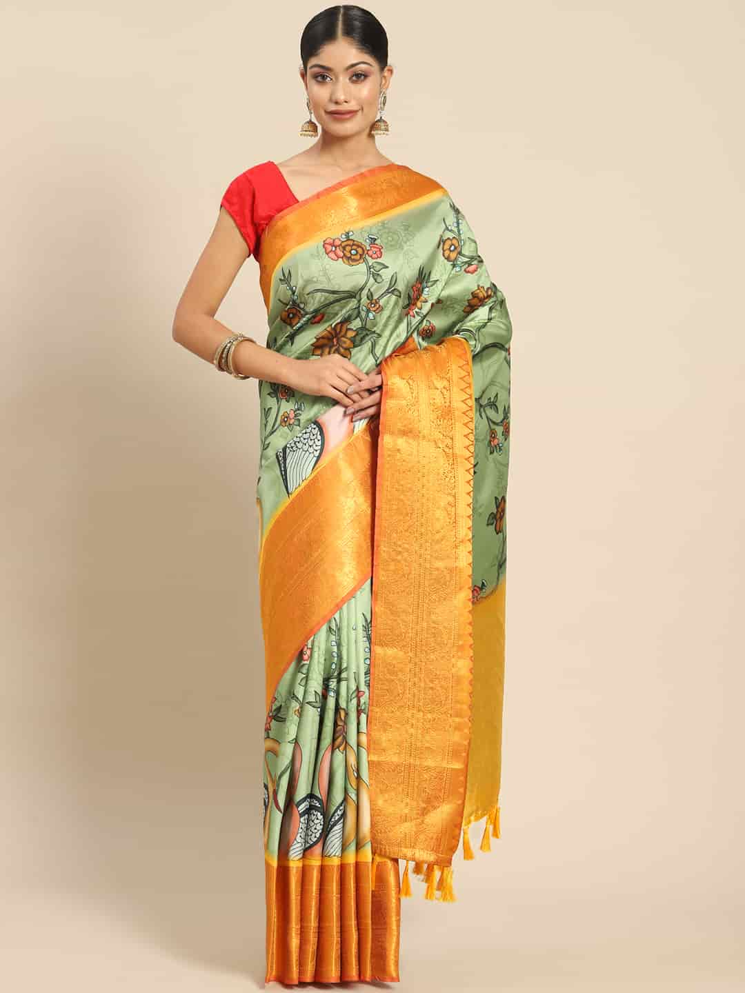 Banarasi Art Silk Digital Print Saree