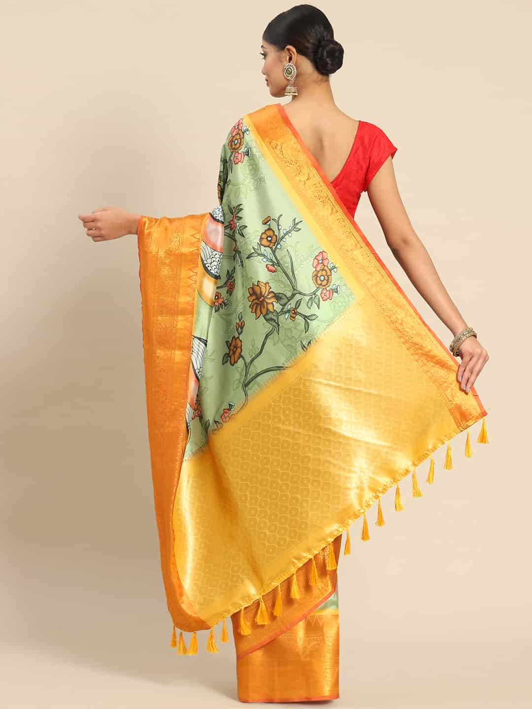 Banarasi Art Silk Digital Print Saree