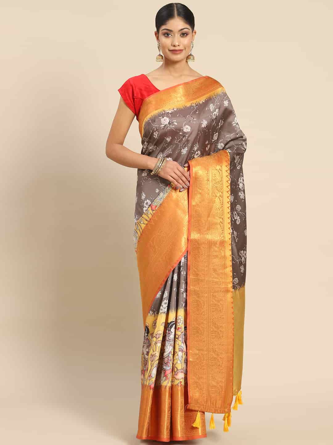 Banarasi Art Silk Digital Print Saree