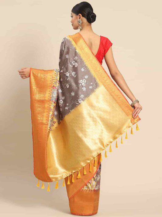 Banarasi Art Silk Digital Print Saree