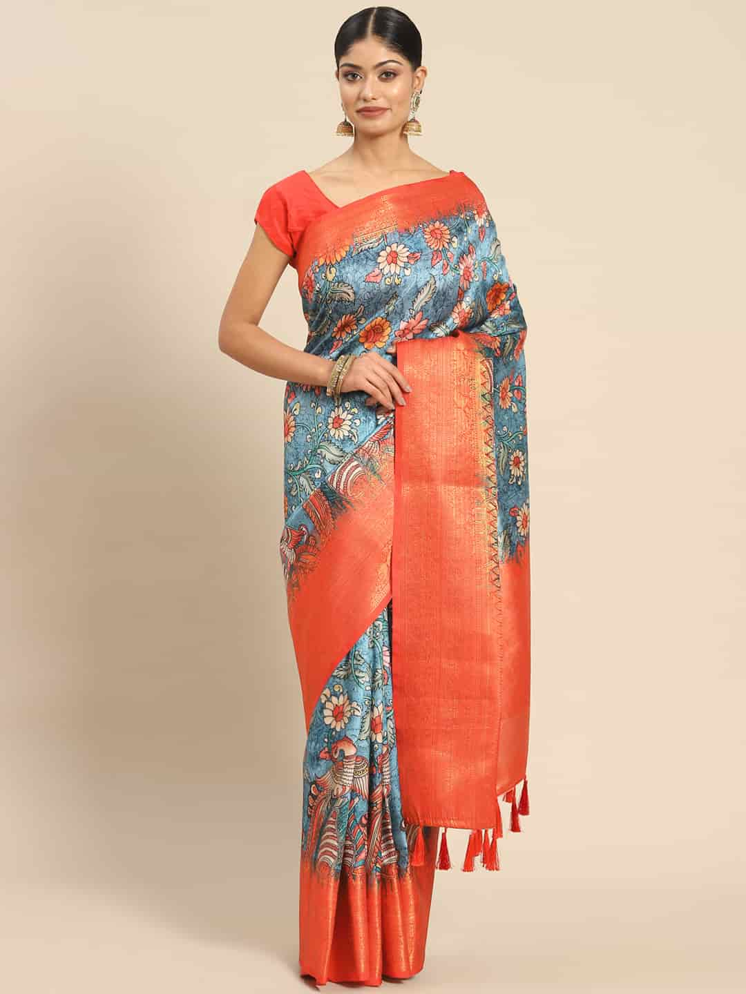 Banarasi Art Silk Digital Print Saree