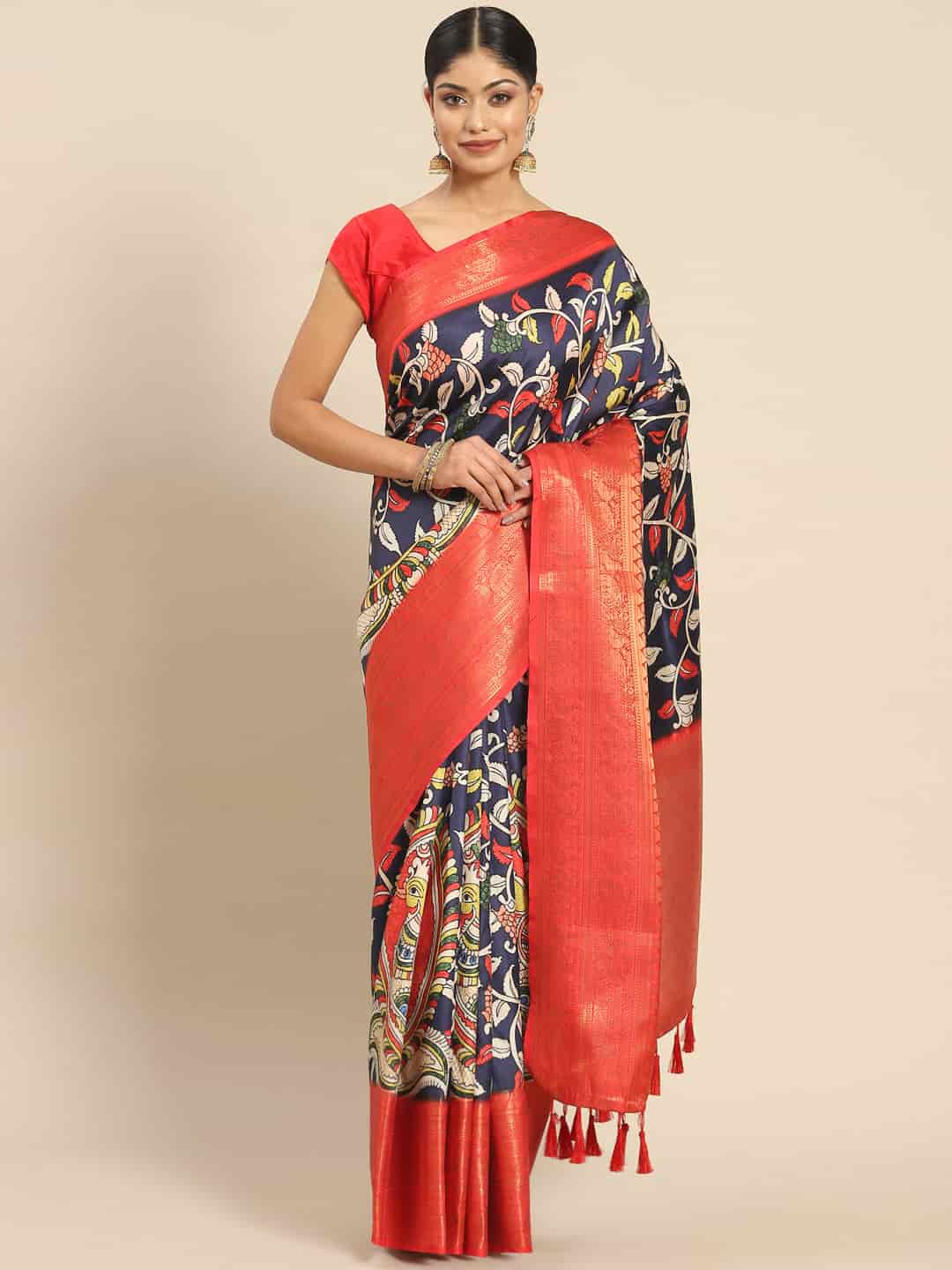 Banarasi Art Silk Digital Print Saree