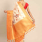 Kalamkari Print with Regal Weave Silk Saree