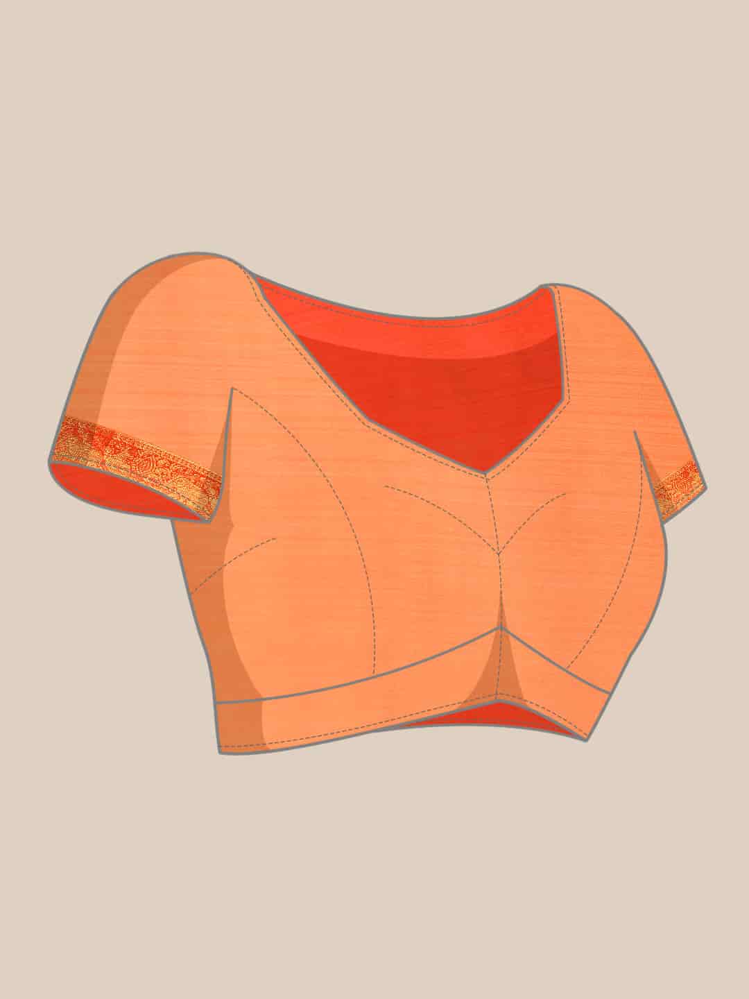 Kalamkari Print with Regal Weave Silk Saree