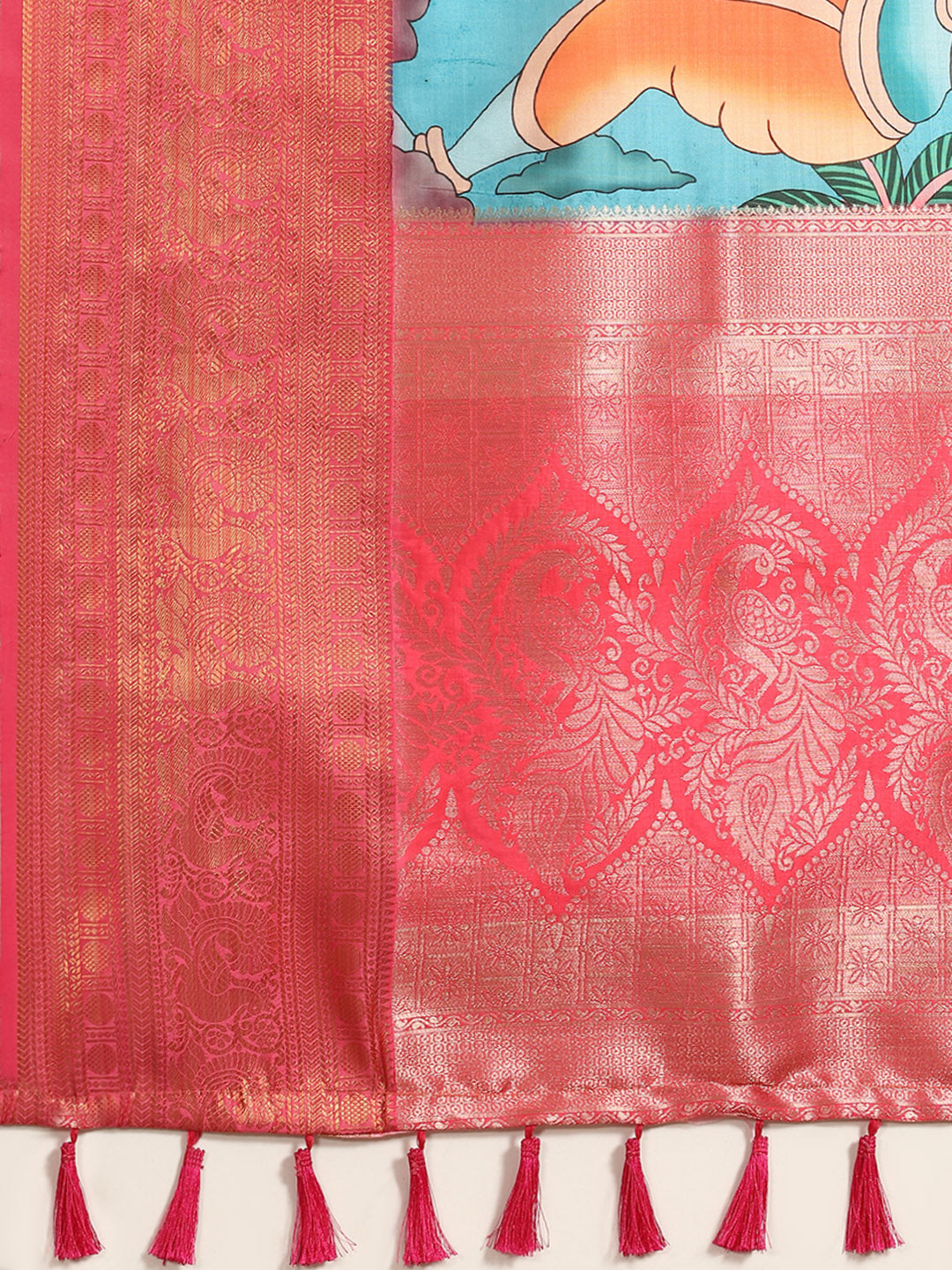 Banarasi Art Silk Digital Print Saree