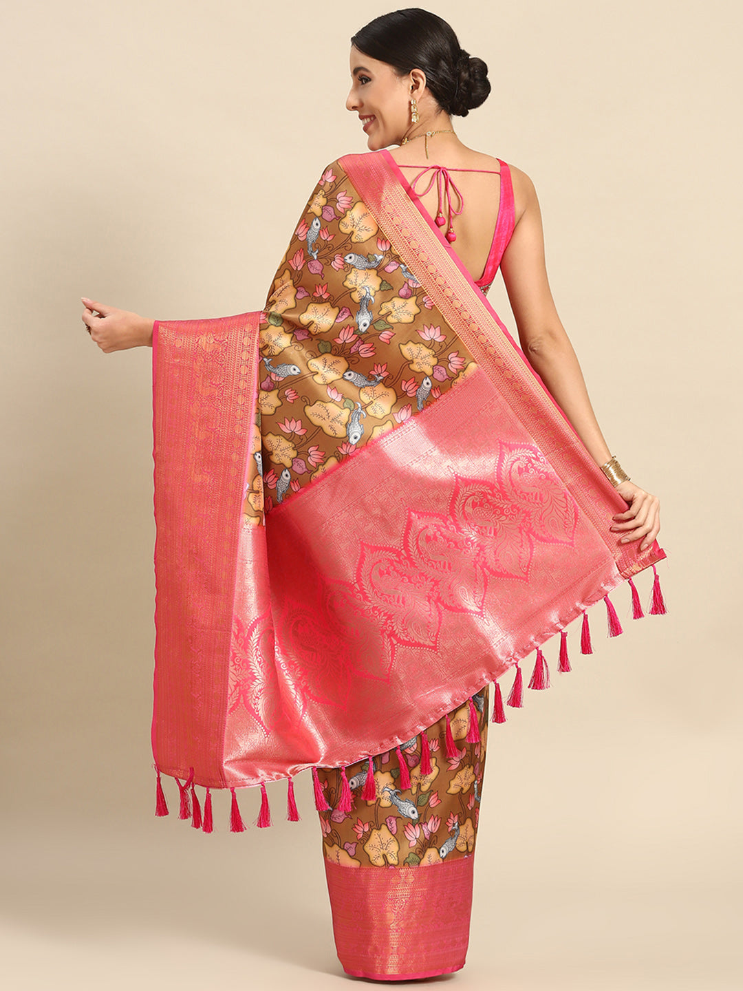 Banarasi Art Silk Digital Print Saree