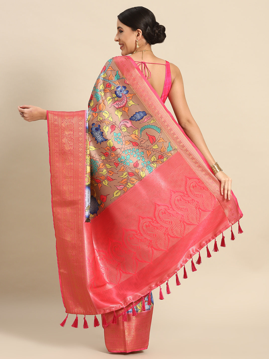 Banarasi Art Silk Digital Print Saree